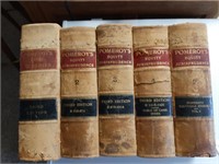 Books-Set of 5 Pomeroy's Code Remedies & Equity