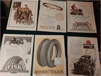 Set of 12 Auto Parts & Accesories Ads 1924 on II