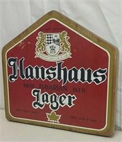 Hanshaus Lager Wooden Beer Sign