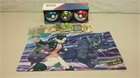 Pokemon Balls, Unsearched Cards & Mat