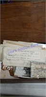 Vintage paperwork and pictures