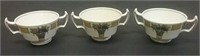 Three 1950's Wedgewood Directoire 2-Handled Cups
