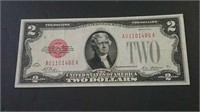 1928 US $2 Red Seal Banknote