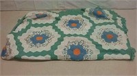 Hand Sewn Vintage Quilt Top Approx 78x88"