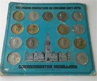 Shell Oil Co. The PM's Of Canada Medallions