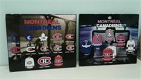 2 NHL Montreal Canadiens Plaques