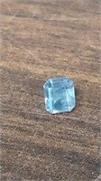 AQUAMARINE GEMSTONE EMERALD CUT