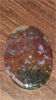 Moss Agate 2in by 1.5 in