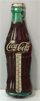 Coca-Cola Metal Thermometer 16”