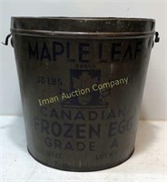 Maple Leaf Frozen Egg Tin