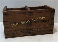 Western Ammunition Wooden Box