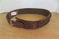 Ammo Leather Belt