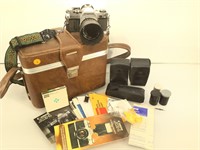 Canon AE-1 35mm Camera with 50mm 1.8Lens, Flash,
