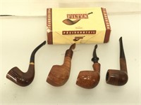 Four Estate Pipes and Box of Stanwell 9mm