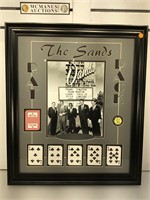 The Sands/ Rat Pack Collage with Authentic Sands