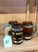 Three Fun Makers mugs