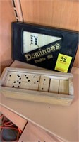 Two sets of dominoes