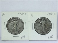 Silver Liberty 1928-1929 Liberty Half Dollars