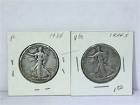 Silver Liberty 1934 Liberty Half Dollars