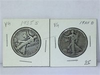Silver Liberty 1935 Liberty Half Dollar