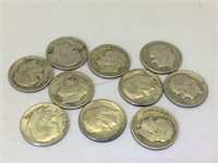 1 dollar face value of assorted silver coins