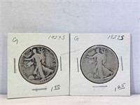 Walking Liberty 1927 Liberty silver Half Dollars