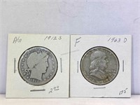 Assorted 1912-1963 Liberty silver Half Dollars