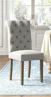 Jocelyn Roll Top Tufted Upholstered Side Chair