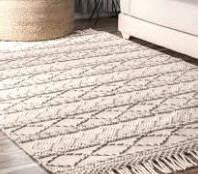 5'x8' Nuloom Serena Ivory Jlsr05a