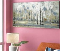 Sky Branches' By Irina K. - Wrapped Canvas Print