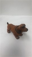 Fuzzy bobble head dog - about 6 inches