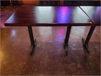 BUTCHER BLOCK STYLE DINING TABLE