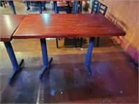 BUTCHER BLOCK STYLE DINING TABLE