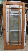 Wood(Pine) Glass Interior Door-36"x80"