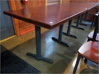 BUTCHER BLOCK STYLE DINING TABLE