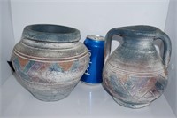 2 Mexican Southwest Pots Plus Haeger