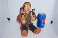 Signed Nalda Southwest Indian Grandpa Figurine