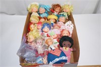 Large Lot of Mostly Strawberry Shortcake Dolls