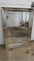 Decorative Silver Framed Mirror-32"x44"