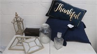 Home Decor-Decorative Pillows, Mirrors,Miniatures