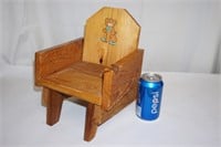 Handmade Doll Adirondack Chair