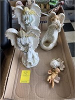 LOT 2 OF CERAMIC ANGELS