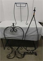 3 Decorative Iron Plant Stands-from 21"54"