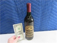 Unopened 1995 Colorado Rockies Wine Bottle embossd