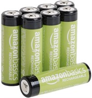 AmazonBasics AA Rechargeable Batteries (8-Pac