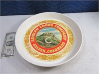 Early poly Coors Golden "C" Beer Tray
