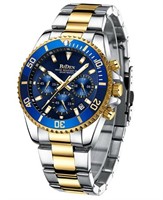 Mens Watches Chronograph Stainless Steel