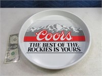 Metal Coors "BEST OF" Beer Tray 2sided