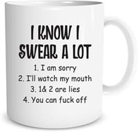 I Know I Swear A Lot I Am Sorry Mug
