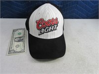 Unused Coors Light Pinstrip Hat 1size